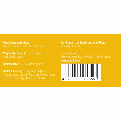 Cat Dog Supplements Herbal Worm-Ex (Kräuter Wurm-ex) 140g 1 Piece -5- Anifit